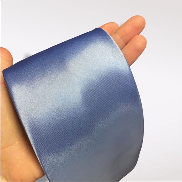 ALBA VOMO | Men's Ice Blue Tie - Picture 5 of 5